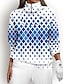 abordables Collection de créateurs-Femme Sweat à capuche Bleu manche longue Chaud Top Vêtements de golf pour femmes, tenues, vêtements