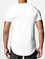 cheap Basic T shirts-Men's T Shirt Fitness Shirt Basketball Shirt Athletic Shirts Crew Neck Short Sleeve Vacation Sports &amp; Outdoor Going out Casual Daily Quick dry Sweat wicking Breathable Soft Plain Dark Blue Activewear