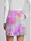levne Dámské golfové oblečení-Dámské Tenisová sukně Golfová sukně Růžová Fialová Spodní část oděvu Kašmírový vzor Dámské golfové oblečení oblečení oblečení oblečení oblečení