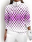 preiswerte Designer-Kollektion-Damen Pullover Sweatshirt Blau Langarm warm Shirt Damen-Golfkleidung, Kleidung, Outfits, Kleidung
