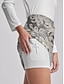 abordables Colección de diseñador-Mujer falda de golf Gris Vestidos Prendas de abajo Raya Rayas Otoño Invierno Ropa de golf para damas Ropa Trajes Ropa Ropa