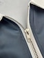 cheap Zip Polo Shirt-Men&#039;s Polo Shirt Zip Polo Outdoor Sports Lapel Quarter Zip Short Sleeve Fashion Modern Color Block Zipper Front Pocket Summer Regular Fit Gray Polo Shirt