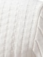 Недорогие мужской пуловер-свитер-Муж. Пуловер Свитер Вязаный свитер Рельефный узор Кабель Вязать Обычный Трикотаж Полотняное плетение Вырез под горло Сохраняет тепло Современный современный На каждый день На выход Одежда Осень Зима