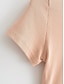 preiswerte Basic-Damenoberteile-T Shirt Damen Schwarz Weiß Rosa Feste Farbe Grundlegend Täglich Täglich Skims Rundhalsausschnitt Dünn S