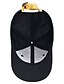 billiga Huvudbonader för herrar-Unisex Basebollkeps Solhatt Ljusblå Svart Polyester Mode Ledigt Minimalism Utomhus Semester Grafisk Bokstav Justerbara Solskyddskräm Mode