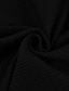 abordables Tops Basiques pour femmes-Chemise Chemisier Femme Noir Couleur unie Maille Patchwork Plein Air du quotidien Vêtement de rue du quotidien Standard S
