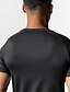 cheap Basic T shirts-Men's T Shirt Fitness Shirt Basketball Shirt Athletic Shirts Crew Neck Short Sleeve Vacation Sports &amp; Outdoor Going out Casual Daily Quick dry Sweat wicking Breathable Soft Plain Dark Blue Activewear