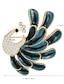 abordables Broches-Mujer Broche Clásico Elegante Animales Lujo Diseño Único Broche Joyas Azul Laguna Para Fiesta Oficina Diario Fiesta de baile Cita