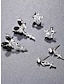 Χαμηλού Κόστους Σκουλαρίκια-1 ζευγάρι Κουμπωτά Σκουλαρίκια Μονό σκουλαρίκι For Γυναικεία Γάμου Γενέθλια Πάρτι / Βράδυ Κράμα Πεπαλαιωμένο Στυλ Μόδα Stea
