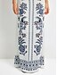 abordables robe décontractée imprimée-robe longue à fleurs pour les vacances d&#039;été