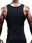 billige aktive t-shirts og tanks til mænd-Herre Gymnastiktrøje Kompressionstank Fitness Tank Herre overdele Rund hals Uden ærmer Sport &amp; Udendørs Ferierejse I-byen-tøj Afslappet / Hverdag Træningscenter Hurtigtørrende Åndbart Blødt Vanlig
