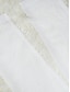 halpa Juhlamekot-Naisten Valkoinen mekko Juhlamekko Coctail-asu Silmukka Tilkkutäkki Stand-kaula-aukko Pitkähihainen Mini mekko Syntymäpäivä Loma Musta Valkoinen Kesä Kevät