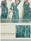 رخيصةأون طباعة فستان عارضة-فستان شيفون بأكمام منتفخة ورقبة على شكل حرف V