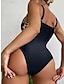 preiswerte Einteilige Badeanzüge-Damen Badeanzug Ein Stück Bademode Bauchkontrolle Print Leopard Stilvoll Badeanzüge