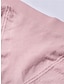 お買い得  レディースショーツ-女性用 ショーツ ピュアカラー シンプル 日常 ベッドサイド ナイロン 高通気性 夏 春 ブラック ピンク