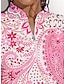 Недорогие Дизайнерская коллекция-Жен. платье для гольфа Розовый с красным Без рукавов Огурцы Женская одежда для гольфа Одежда Одежда Одежда