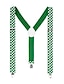 voordelige Herenriemen-Voor heren Bretels Y-rugbretel Zwart Wit Polyesteri Klaver St. Patrick&#039;s Day Iers Sint Patrick&#039;s