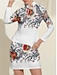billiga Kvinnors golfkläder-Dam Vandringspolotröja Vit Långärmad Överdelar Golfkläder för damer Kläder Outfits Bär kläder