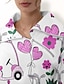 billiga Designerkollektion-Dam Pullover-tröja Vit Långärmad Håller värmen Överdelar Höst Vinter Golfkläder för damer Kläder Outfits Bär kläder