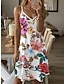 cheap Print Dresses-Women&#039;s Casual Dress Slip Dress Floral Print Strap Mini Dress Vacation Sleeveless Summer