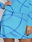 baratos Coleção de designers-Mulheres Saia de tênis Saia de golfe Azul Céu Proteção Solar Roupas de Tênis Roupas femininas de golfe, roupas, roupas, roupas