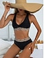 billige Bikinisæt-Dame Normal Badetøj Bikini 2 stk Shorts badedragt 2 stk Printer Grafisk Strand Tøj Ferie Badedragter
