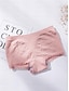 preiswerte Unterhosen-Damen Höschen Einfarbig Einfach Täglich Bett Nylon Atmungsaktiv Sommer Frühling Schwarz Rosa