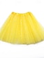 cheap Mini Skirt-Women&#039;s Skirt Tutu Mini High Waist Skirts Sparkle Tulle Solid Colored Date Vacation Summer Tulle Fashion Casual Shiny Black Yellow Pink Red