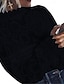 abordables Blusas y camisas de mujer-Mujer Camisa Camisa de encaje Blusa Parte superior con ojales Plano Casual Encaje Retazos Negro Manga Larga Moda Moderno Cuello Mao Verano Primavera