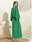 ieftine rochie de petrecere-rochie de nunta de dama maxi verde cu decolteu in V cu maneca dolman design pelerina
