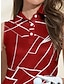 ieftine Îmbrăcăminte de golf pentru femei-Pentru femei Tricou POLO Rosu Fără manșon Protecție Solară Topuri Vestimenta Golf Doamnelor Haine Ținute Poartă Îmbrăcăminte