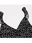 levne Šaty s potiskem-Dámské Volnočasové šaty Slip Dress Tisk Ramínka Mini šaty Sexy Dovolená Plážové Bez rukávů Léto Jaro