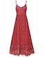 cheap Print Dresses-Women&#039;s Casual Dress Floral Print Strap Long Dress Maxi Dress Bohemia Vacation Sleeveless Summer