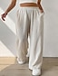 cheap Women&#039;s Pants-Women&#039;s Pants Trousers Polyester Side Pockets Wide Leg High Waist Long Black Spring &amp;  Fall