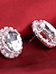 baratos Brincos-1 par Brincos Curtos For Mulheres Aniversário Festa Presente Liga Estilo vintage Moda Diamante