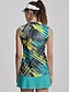 ieftine Colecția de designer-Pentru femei Tricou POLO Galben Fără manșon Protecție Solară Topuri Vestimenta Golf Doamnelor Haine Ținute Poartă Îmbrăcăminte