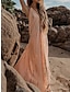 abordables Robes à motifs-Femme Robe casual Géométrique marinière Dos Nu Imprimer Dos nu robe longue Bohême Hawaïen Vacances Sans Manches Eté
