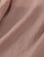 abordables Faldas de lino de algodón-Mujer Falda Columpio Midi Alta cintura Faldas Bordado Floral Casual Diario Fin de semana Verano Sabana de algodon Básico Casual Blanco Rosa Naranja