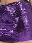 abordables Mini-Jupes-Femme Jupe Moulante Jupe scintillante Mini Jupes Paillettes Couleur Pleine Utilisation Soirée Eté Polyester Mode Sexy Noir Argent Dorée Rouge