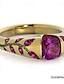 olcso Gyűrűk-Női Gyűrűk Elegáns Bálint nap Virágos Gyűrű