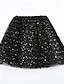 cheap Mini Skirt-Women&#039;s Skirt Tutu Mini High Waist Skirts Sparkle Tulle Solid Colored Date Vacation Summer Tulle Fashion Casual Shiny Black Yellow Pink Red