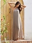 זול שמלה קז&#039;ואל-שמלת מקסי קיץ רפויה ללא שרוולים