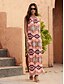 abordables robe décontractée imprimée-robe cami réglable ethnique géométrique tie-dye robe en coton