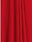 billige Jumpsuits-kvinders bryllup gæst bære cocktail jumpsuit rød semi-formel elegant romantisk halter neck