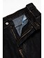 baratos Jeans Masculino-Homens Jeans Calças Calças jeans Bolsos Tecido Conforto Respirável Ao ar livre Diário Para Noite Misto de Algodão Moda Casual Preto Azul