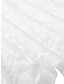 economico abiti semplici-Per donna Abito da sposa in pizzo bianco Abiti Boho Chic Abito da ospite di nozze Boho Abito lungo Abito lungo con manica Appuntamento Da mare Maxi Linea A Senza spalline Mezza manica Bianco Colore