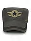 זול כובעים לגברים-יוניסקס כובע צבאי כובע צוערים ירוק צבאי כותנה נסיעות סגנונות חוף בָּחוּץ חופשה צבע אחיד מתכווננת אופנתי