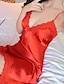 preiswerte einfache Nachtkleider-Damen sexy Flirt-Slip-Kleid-Haus-Pyjama
