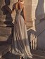 cheap Wedding Dresses-Bustier Wedding Dresses A-Line Off Shoulder Camisole Sleeveless Floor Length Chiffon Bridal Gowns With Pleats Solid Color 2024