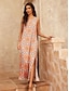 abordables robe décontractée imprimée-robe longue boho marocaine en satin